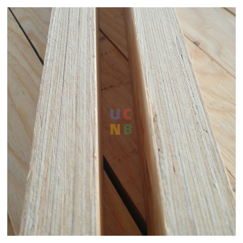 Natural Pine Wood Beams with LVL for Wood Finishing